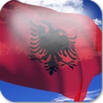 albania flag android application logo